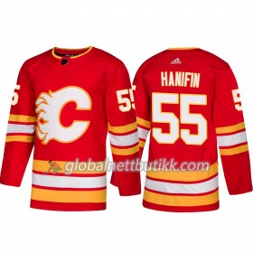 Calgary Flames Hockeydrakt Noah Hanifin 55 Alternate 2018-2019 Adidas Authentic - Herre
